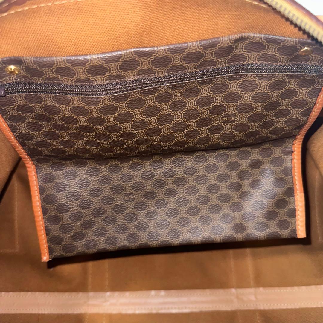 CELINE セリーヌ マカダム柄 ボストンバッグ