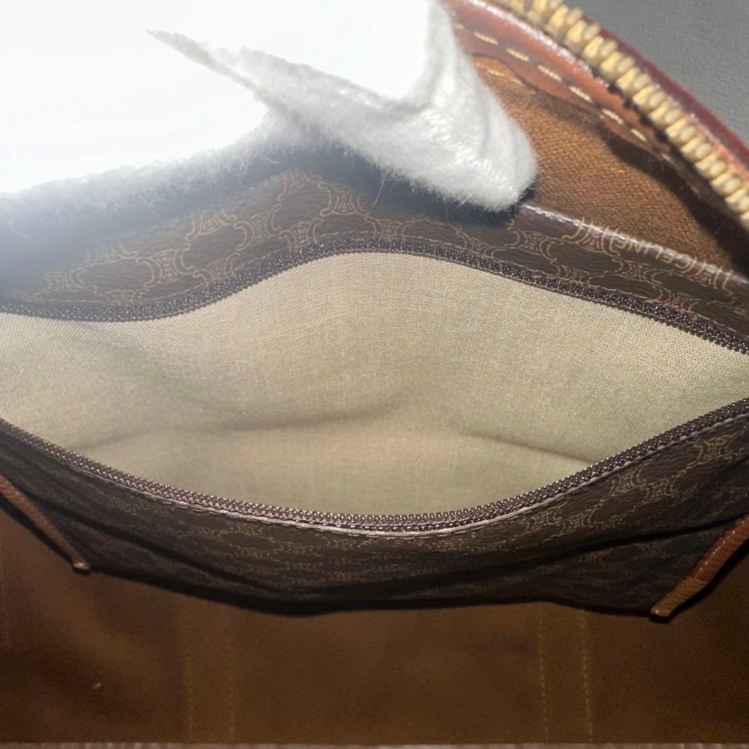 CELINE セリーヌ マカダム柄 ボストンバッグ
