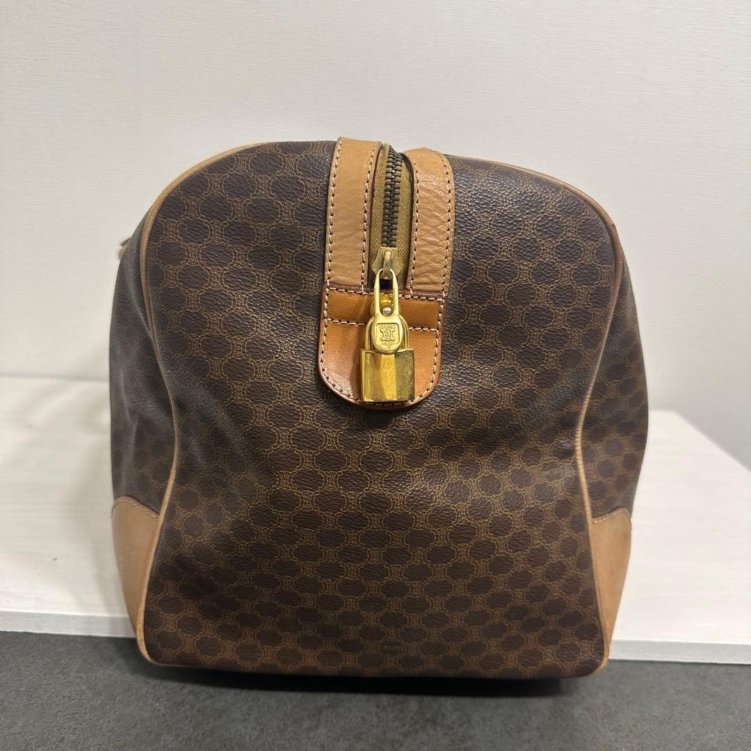 CELINE セリーヌ マカダム柄 ボストンバッグ