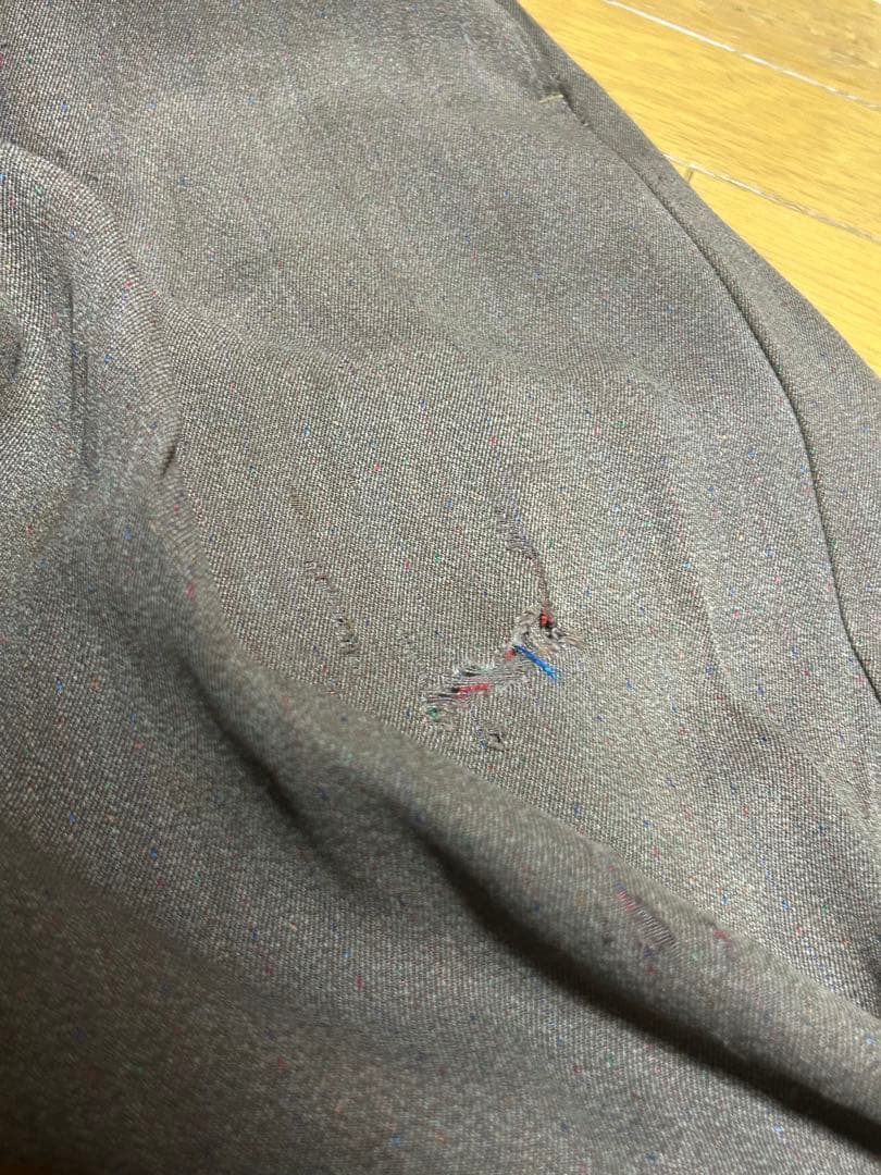 50s us rayon gabardine slacks 絣