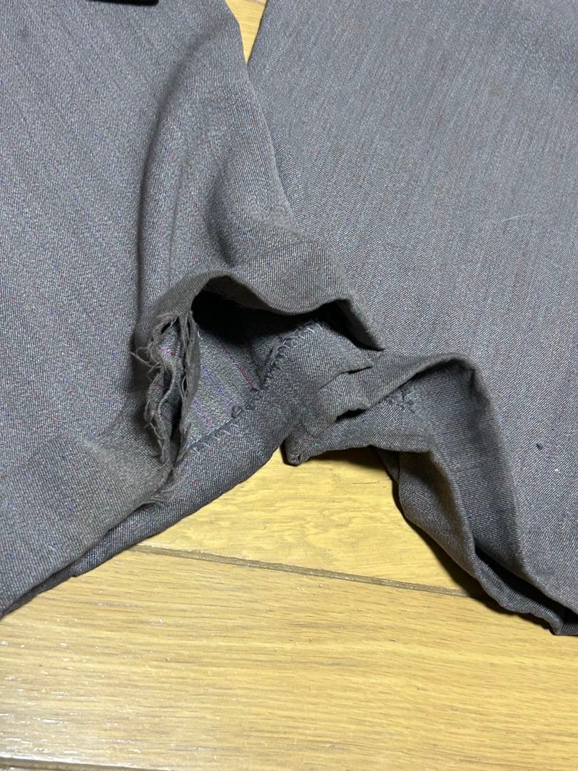 50s us rayon gabardine slacks 絣