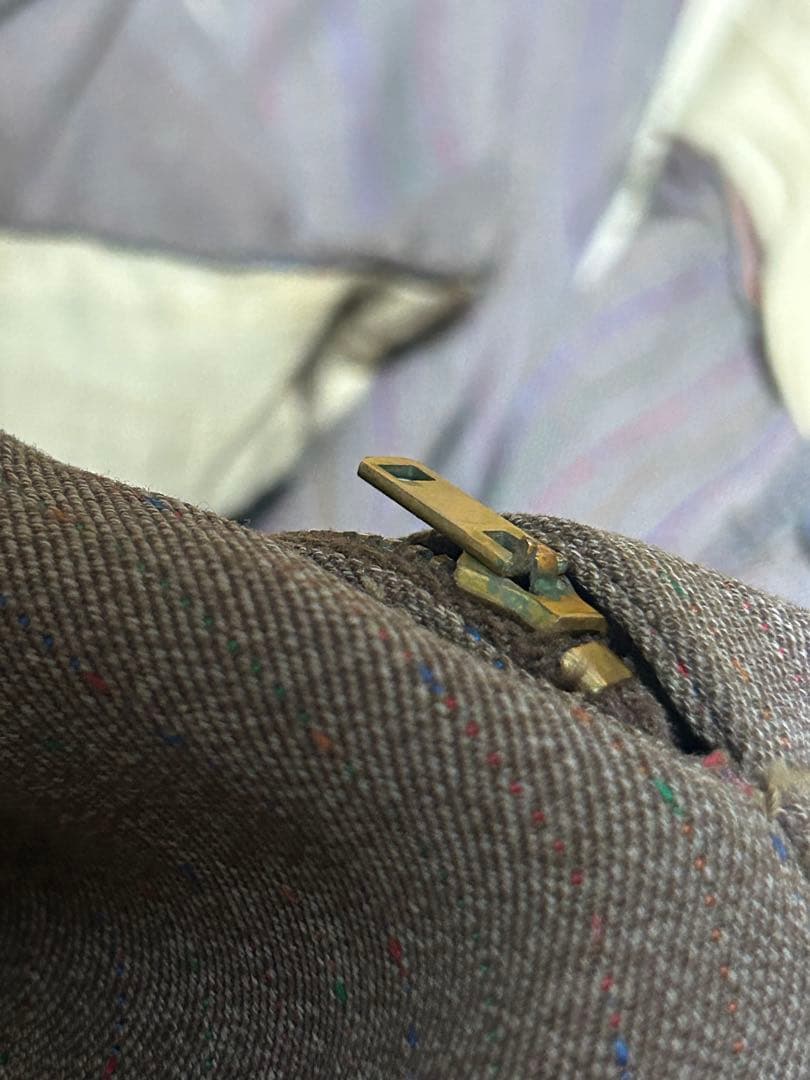 50s us rayon gabardine slacks 絣