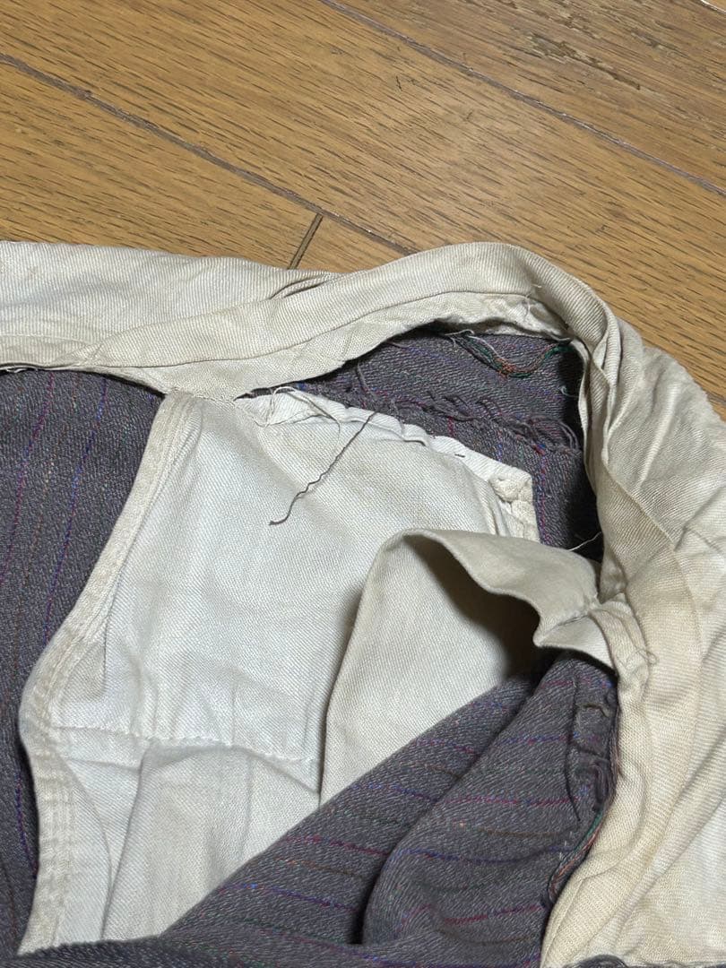 50s us rayon gabardine slacks 絣