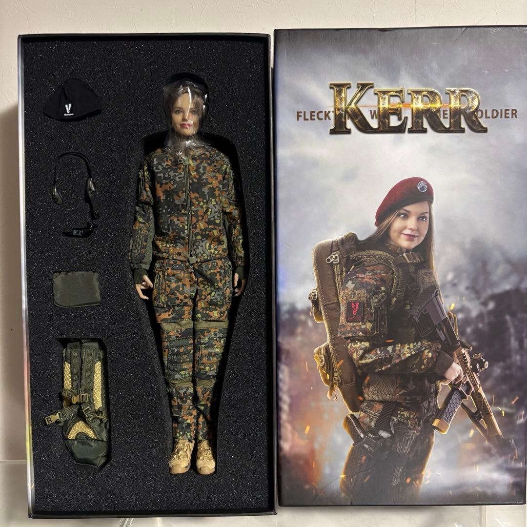 FLECKTARN KERR 1/6スケール女性兵士ミリタリー フィギュア