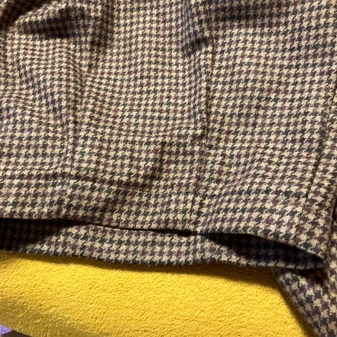 HARVESTY ハーベスティ サーカスパンツ ウール チェック