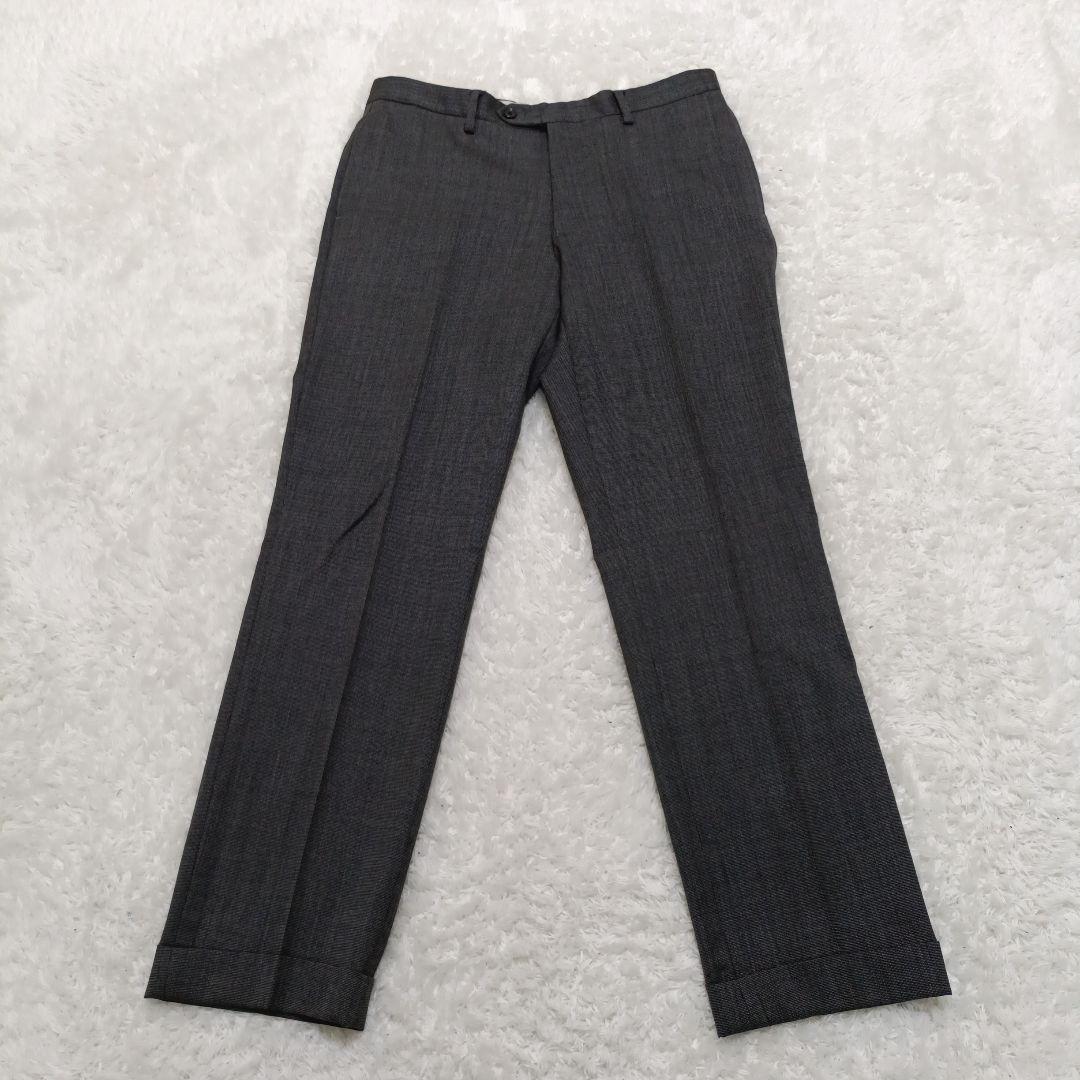 【極美品】グリーンレーベルリラクシング REDA スリーピーススーツ グレー46