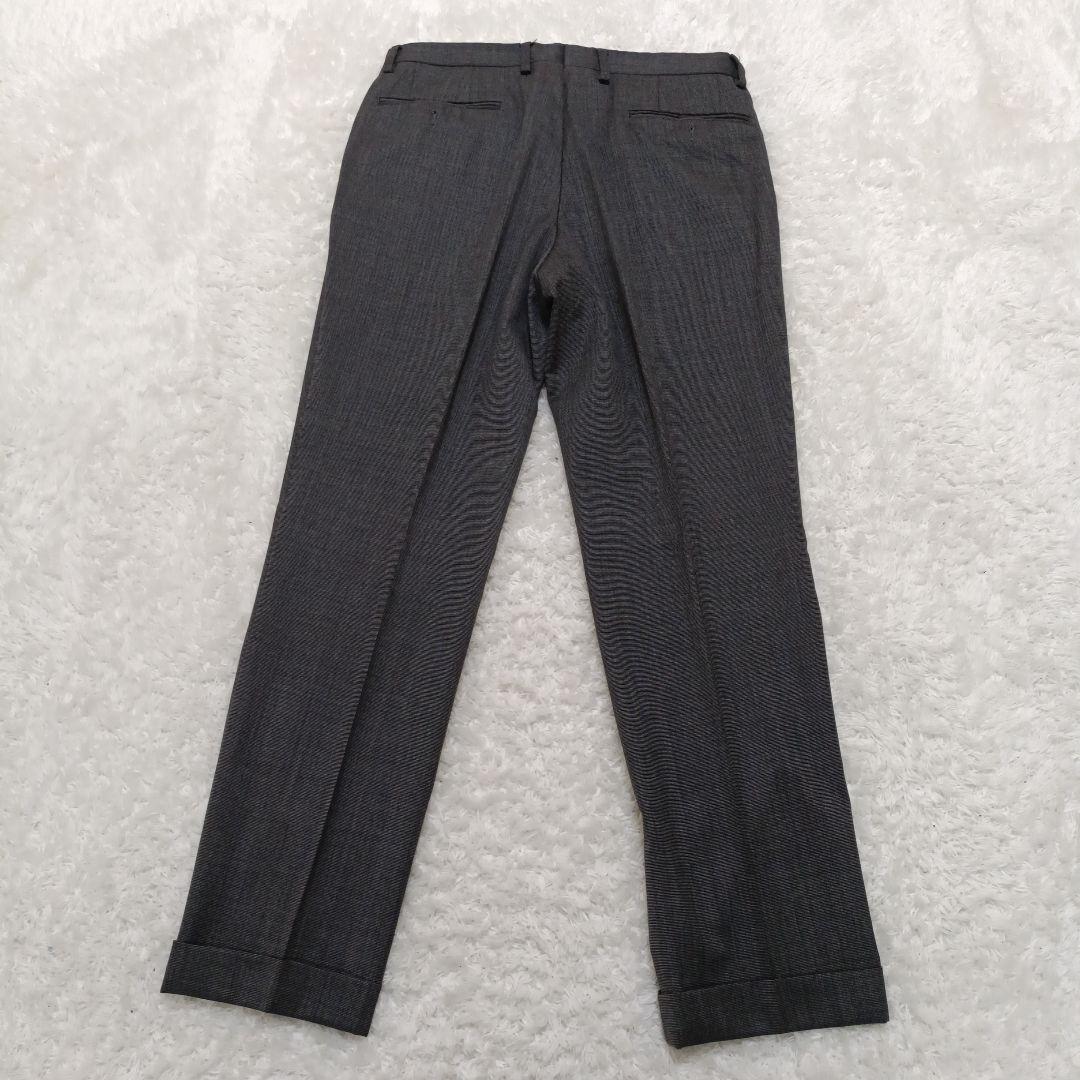 【極美品】グリーンレーベルリラクシング REDA スリーピーススーツ グレー46