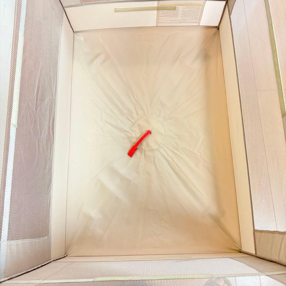 【美品・付属品完備】アップリカ ココネルエアー ベビーベッド ココア