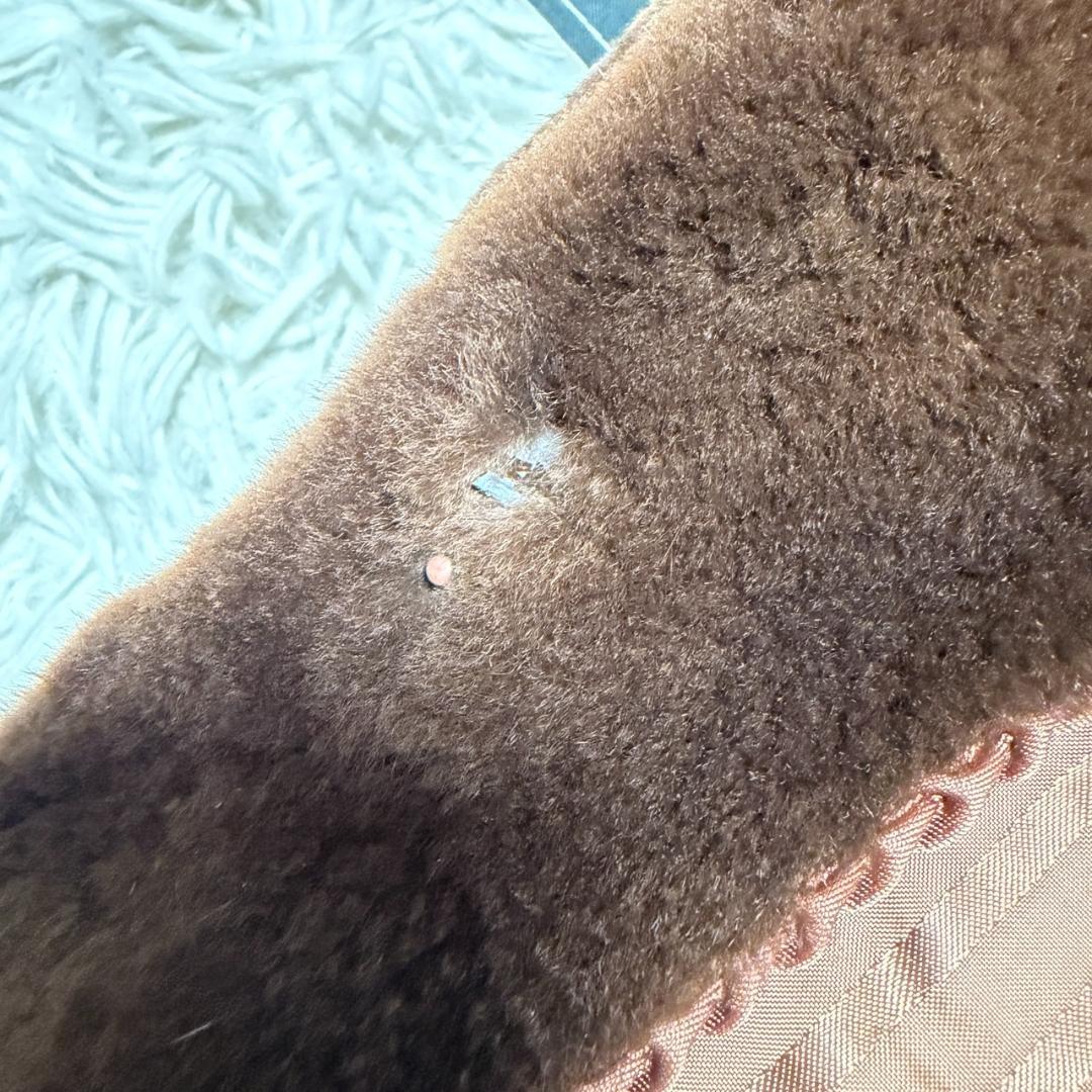 総丈85 SAGAMINK セミロング ミンクコート 3L相当 ブラウン 軽量