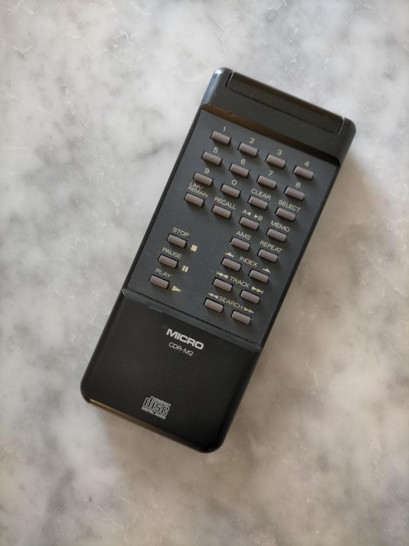 MICRO(マイクロ)CD用リモコン(remote)適応機種：CD-M2000X