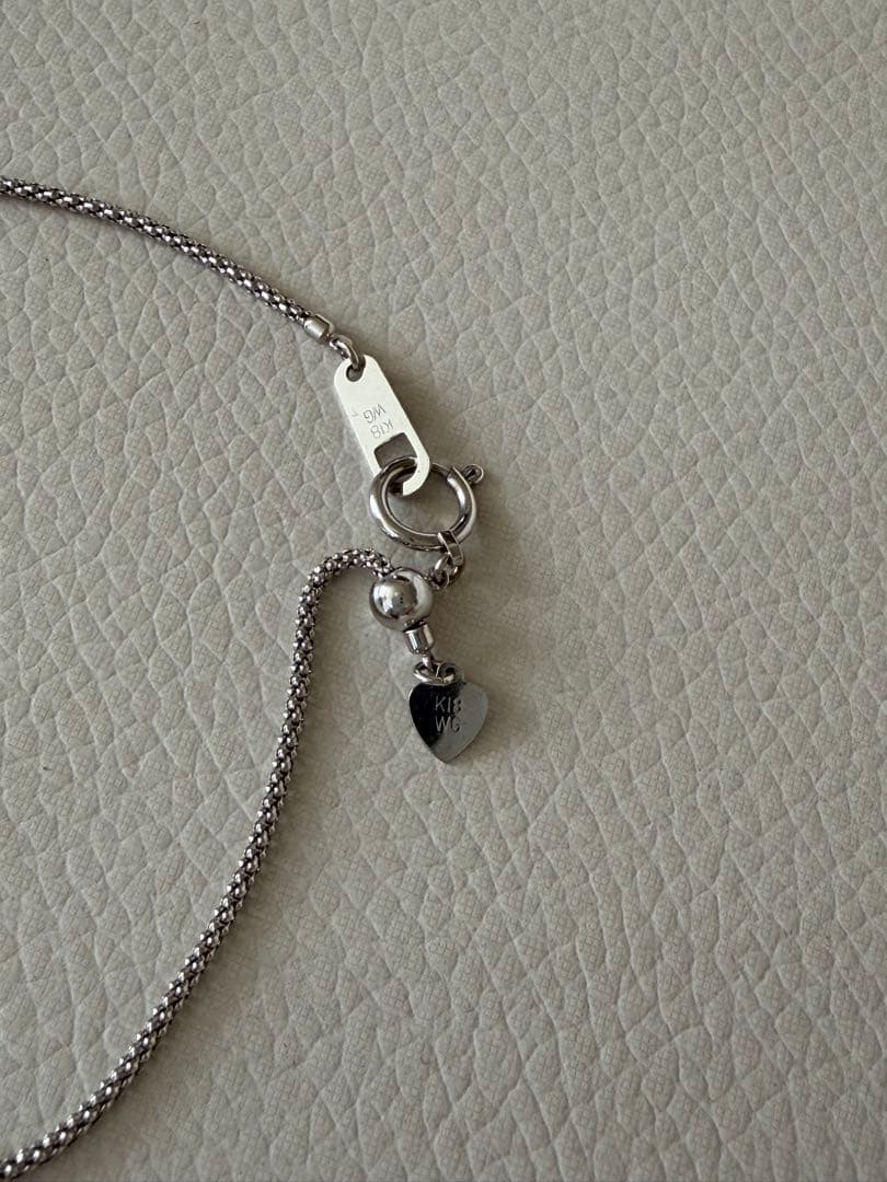 18金WG ネックレス