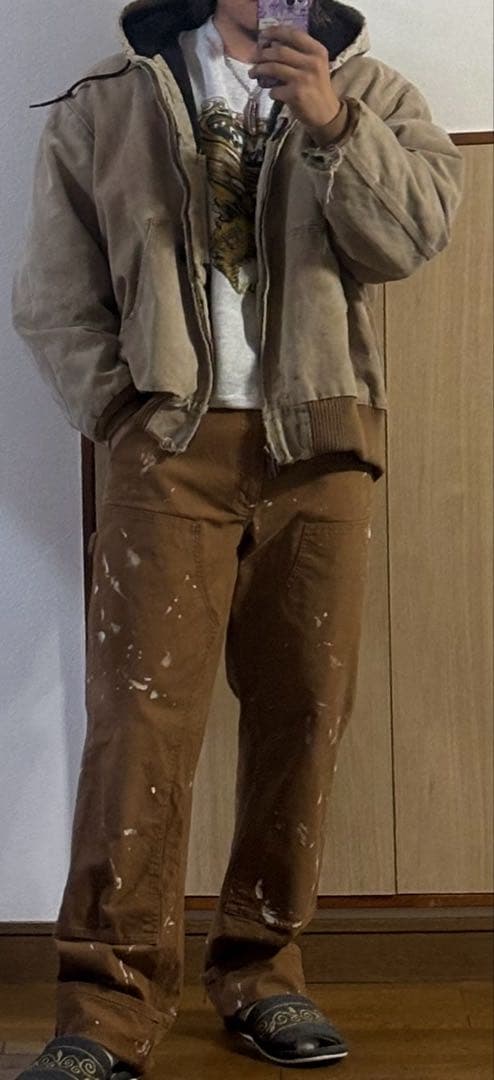 36×34 Carhartt ペインターパンツ ブラウン