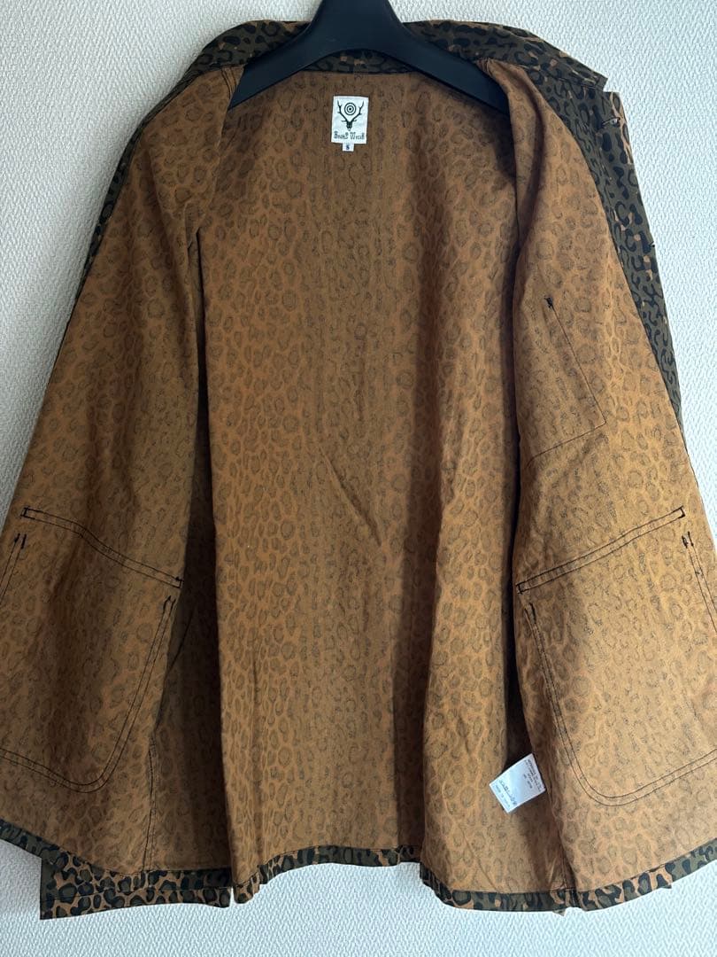 【美品】South2 West8 レオパード柄 カバーオール S ネペンテス