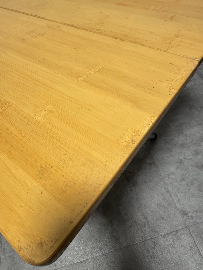 訳あり　スノーピーク　ワンアクションローテーブル　竹peak