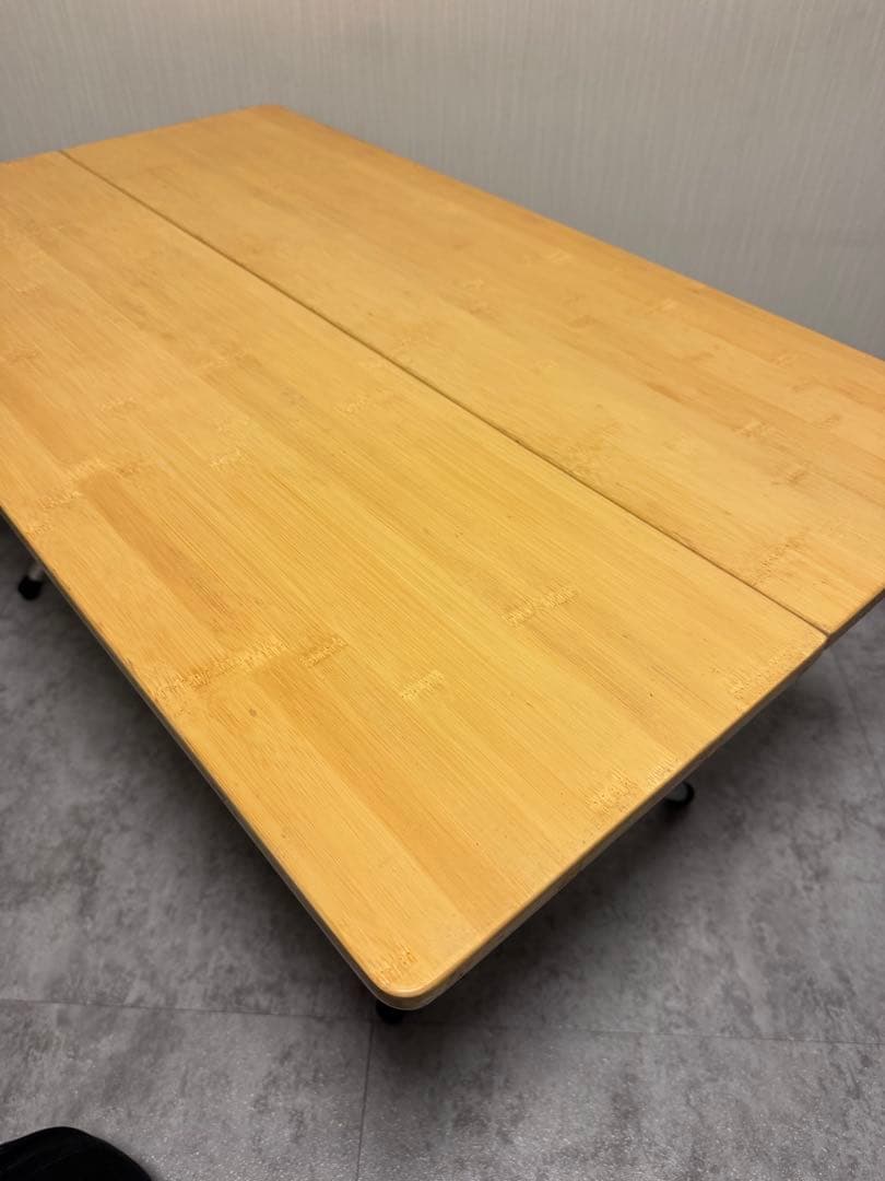 訳あり　スノーピーク　ワンアクションローテーブル　竹peak