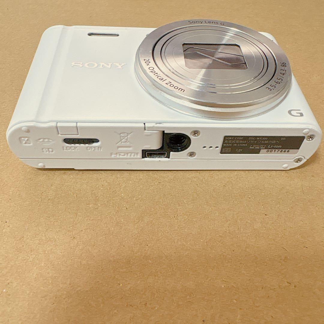 動作確認済 SONY Cyber-shot ホワイト DSC-WX300