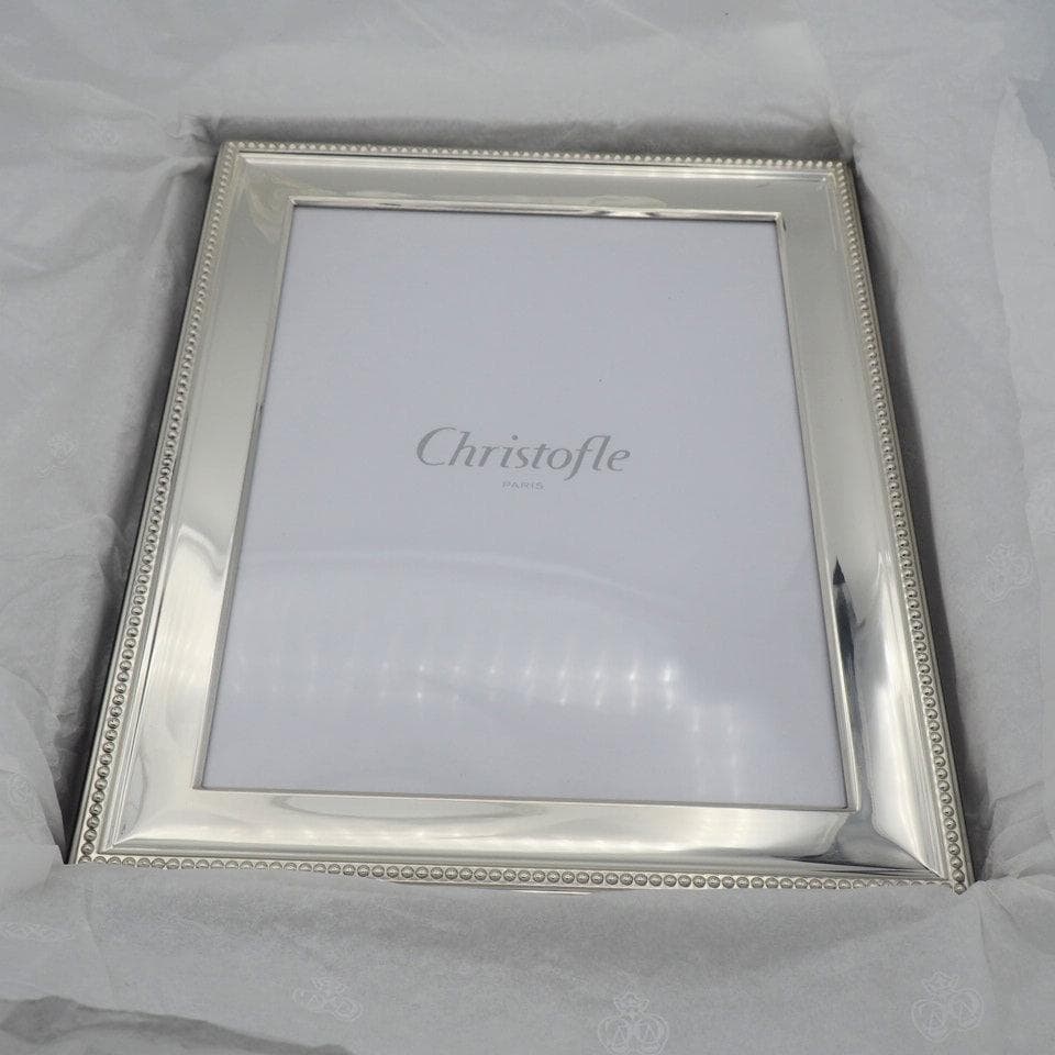 Christofle クリストフル パール 大型フォトフレーム 写真立て