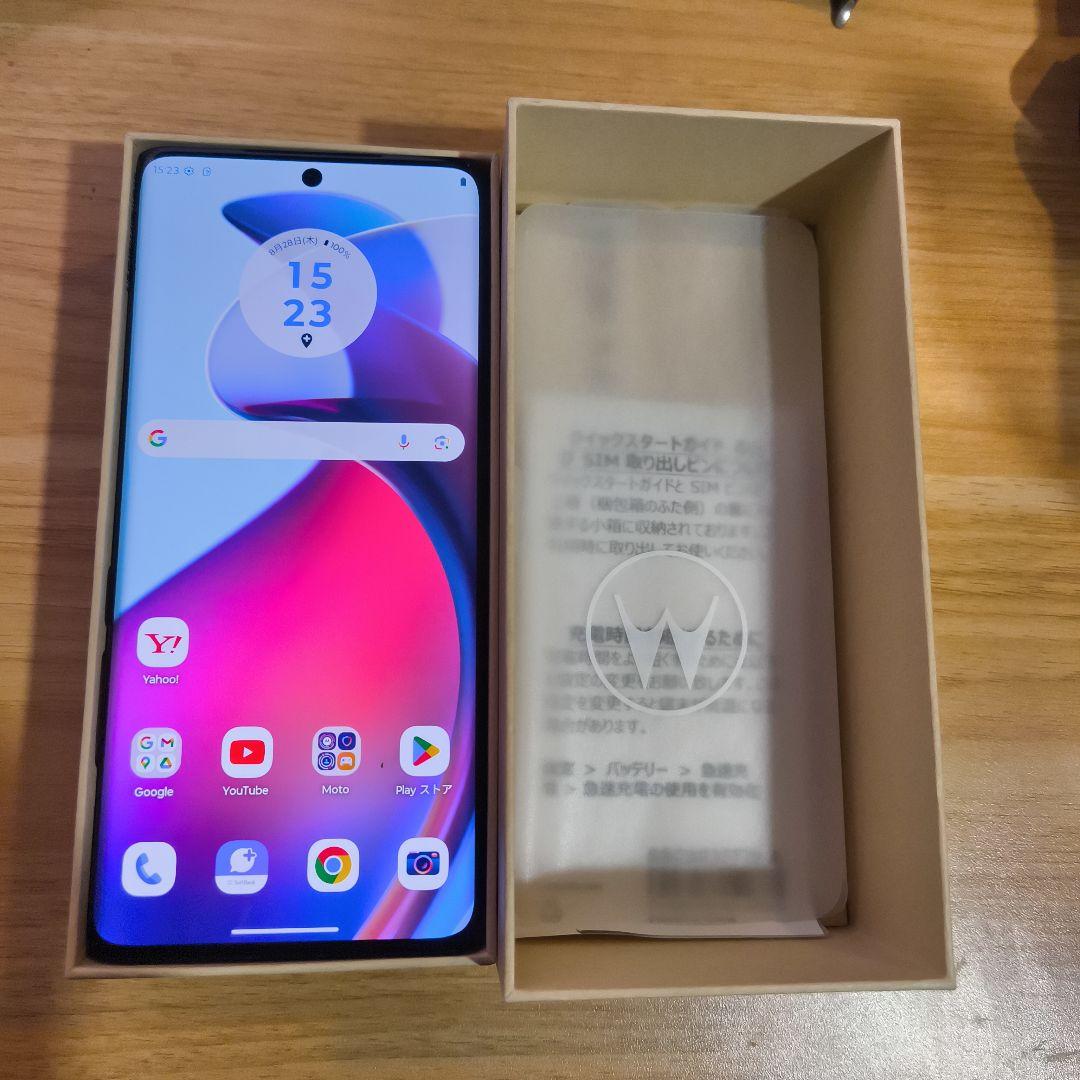 Motorola スマートフォン 本体 ブラック