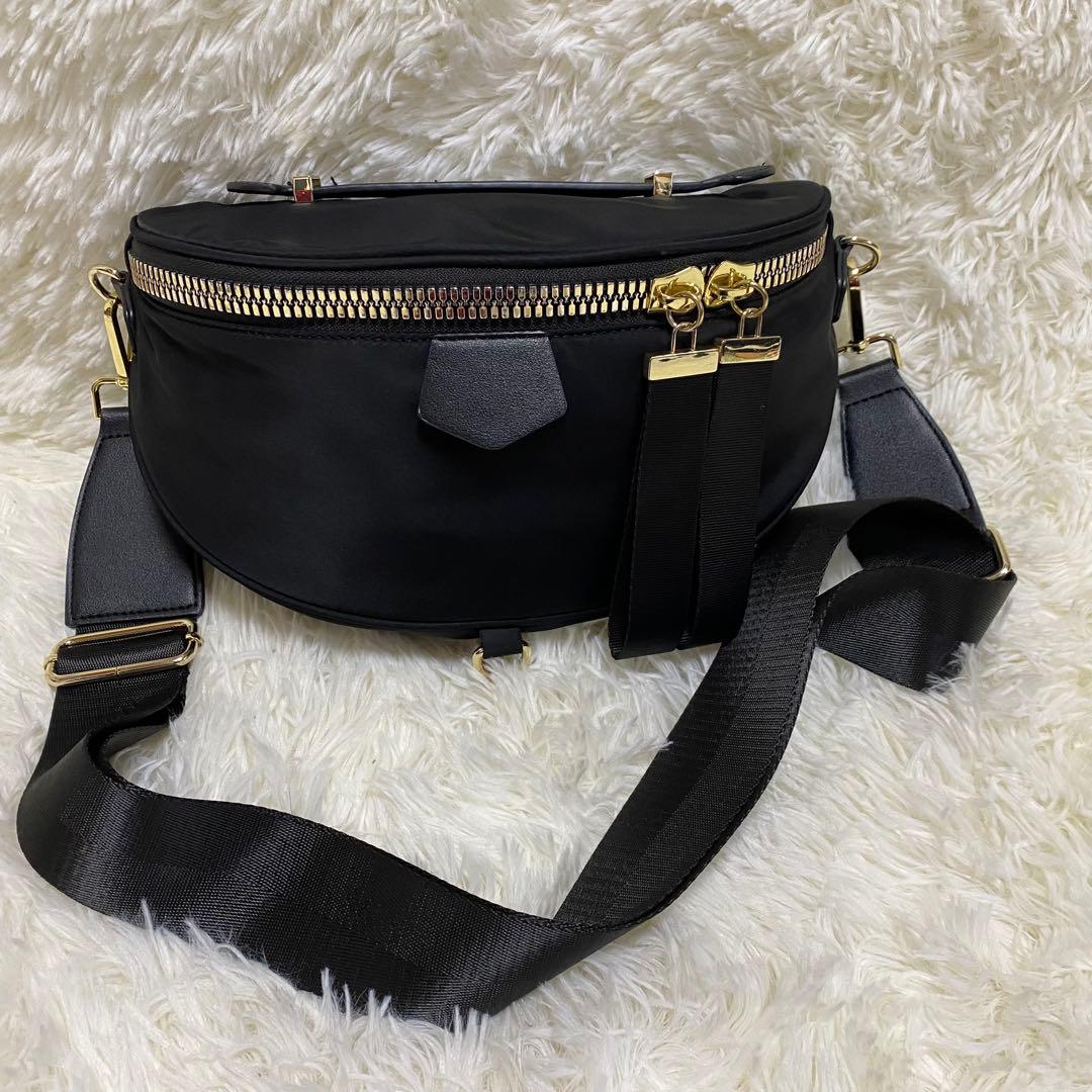 【美品】 ペシンシャ ゴールド金具 ショルダーバッグ ボディバッグ