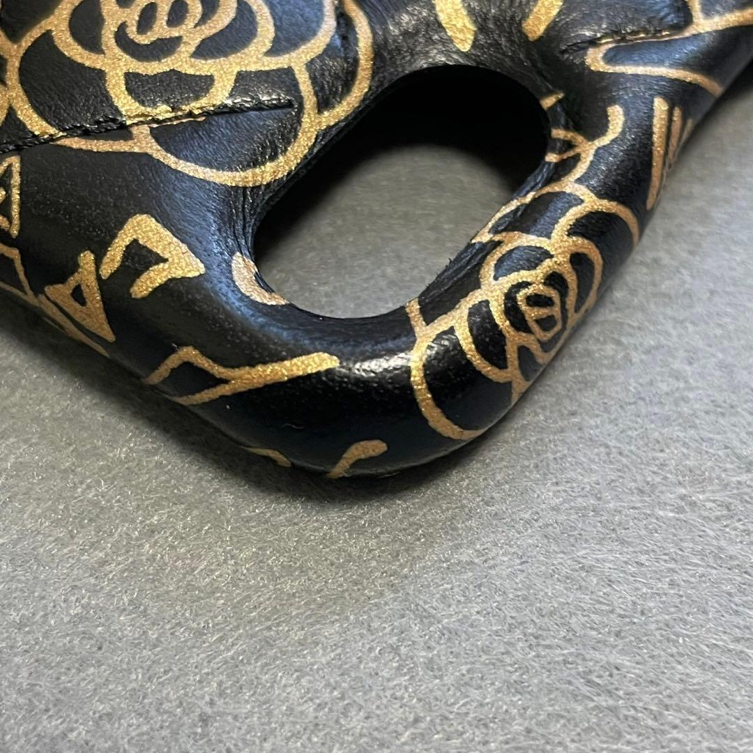 CHANEL iPhoneX マトラッセ　カメリア　ココマーク　ケース