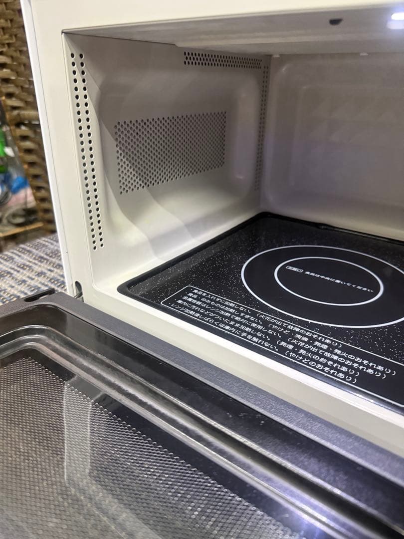 【洗浄消毒作業済】Abitelax 電子レンジ　　ARF-206(W)