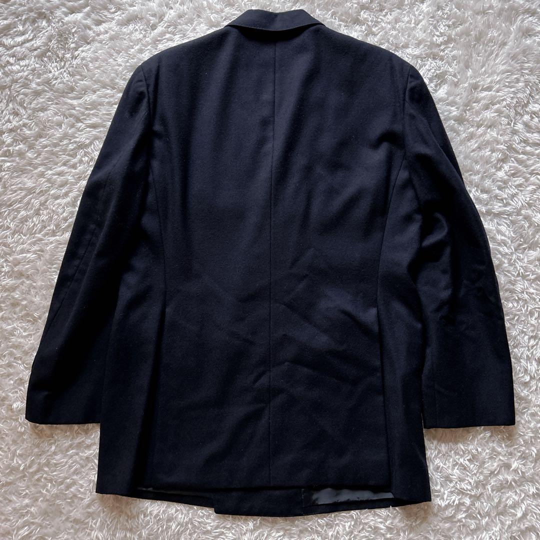 80s✨ポロラルフローレン　紺ブレ　ダブルテーラードジャケット　金ボタン
