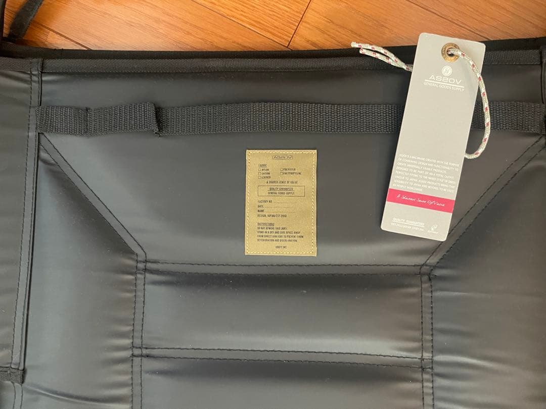 アッソブ ローバーチェア 折りたたみアウトドアチェア 黒