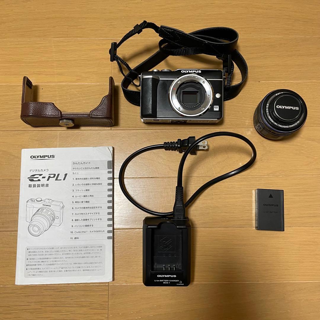 【個人所有】OLYMPUS PEN E-PL1 レンズほかセット ※訳あり