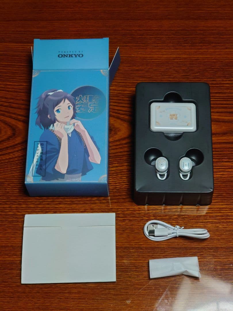 ONKYO ワイヤレスイヤホン 刀剣乱舞 大和守安定モデル