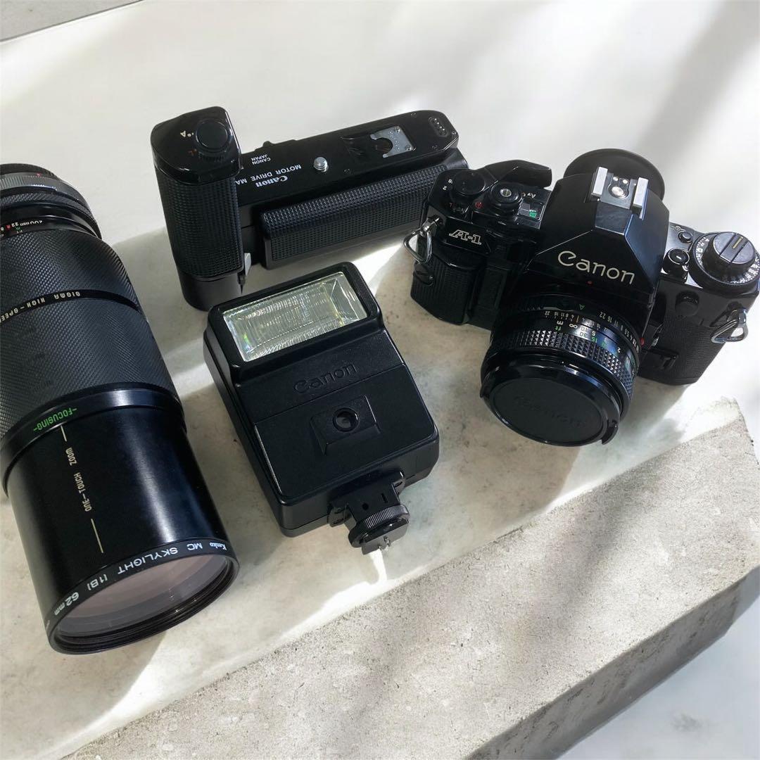 【まとめ】Canon A-1 フィルムカメラ周辺機器 ジャンク品