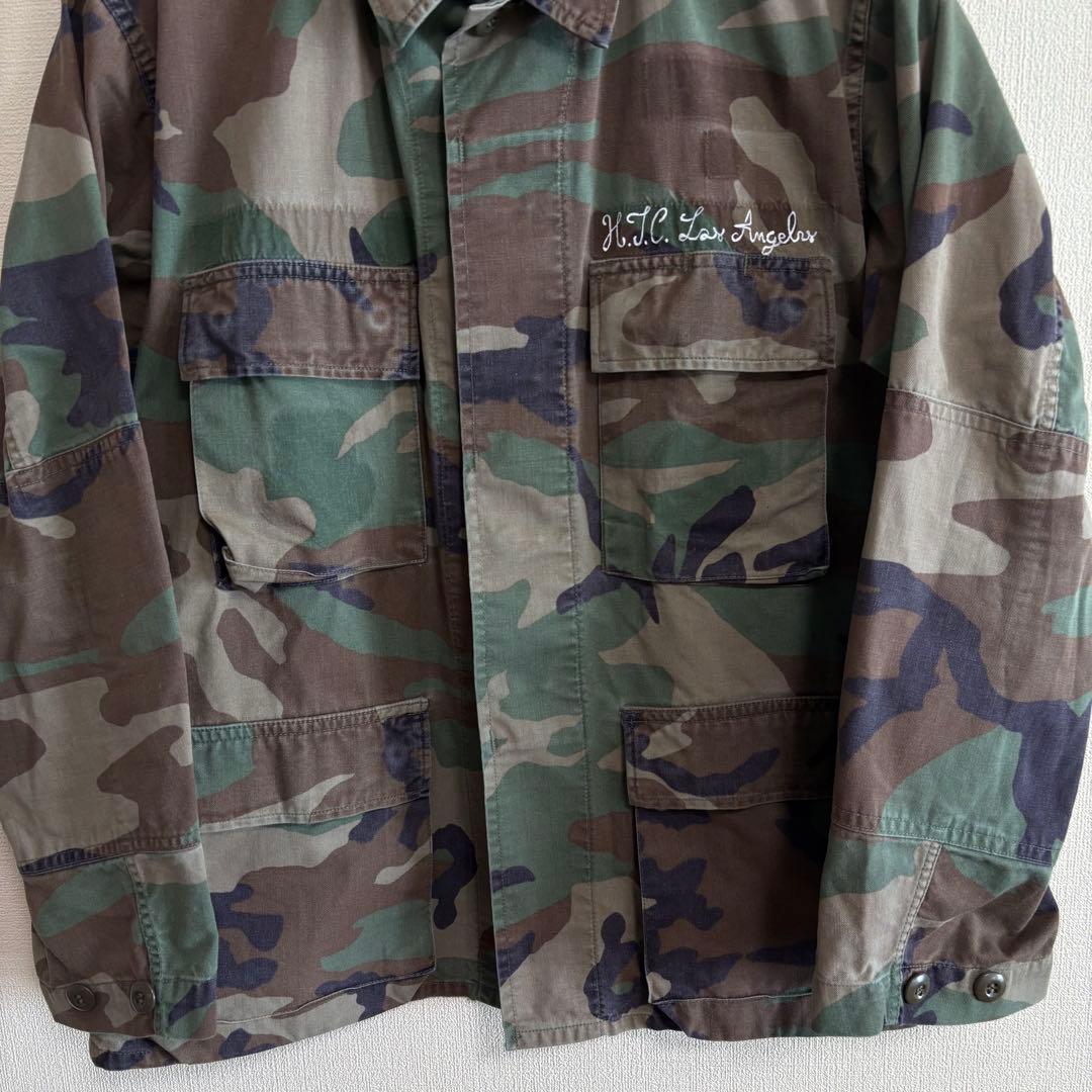 HTC シャツ 迷彩 ステッチ ネイティブ アメカジ ミリタリー
