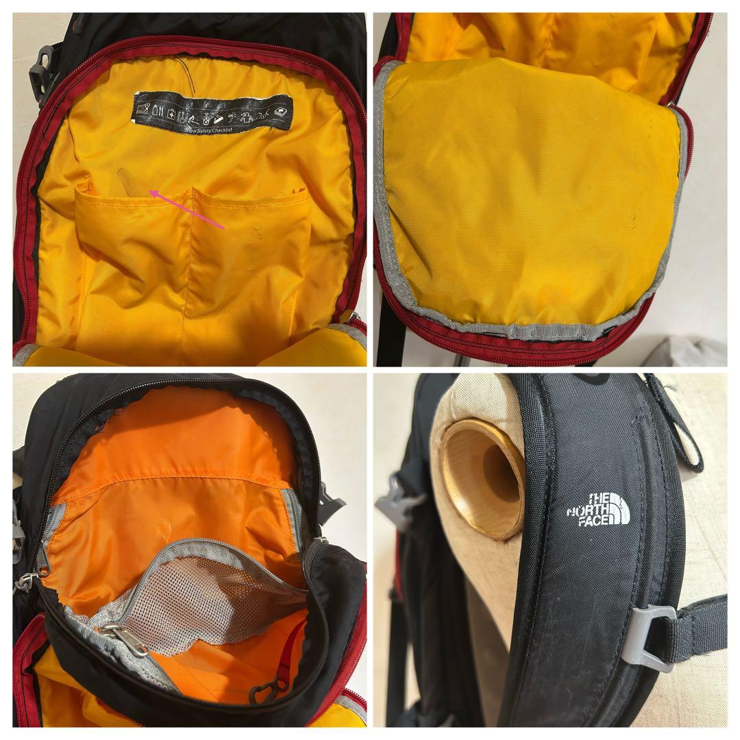 THE NORTH FACE バックパック 黒/赤