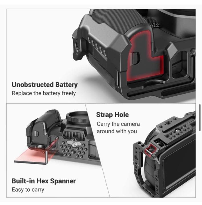 SmallRig ケージキット Samsung SSD T5用 KCVB2748