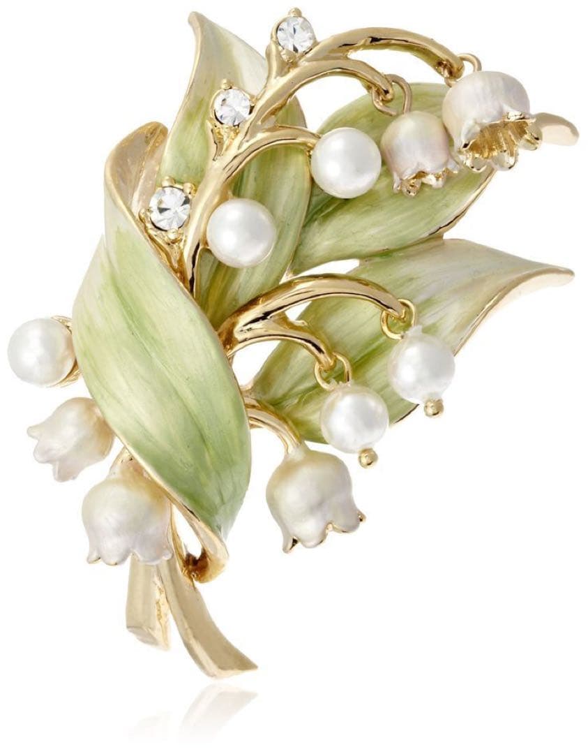 ヴァンドームブティック　 ブローチ　スズラン　すずらん　帯留め　代用