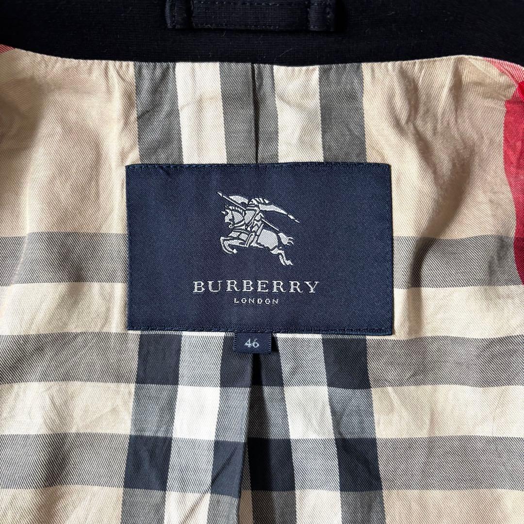 【美品✨】大きいサイズ　バーバリーロンドン　ライダージャケット　メガチェック46