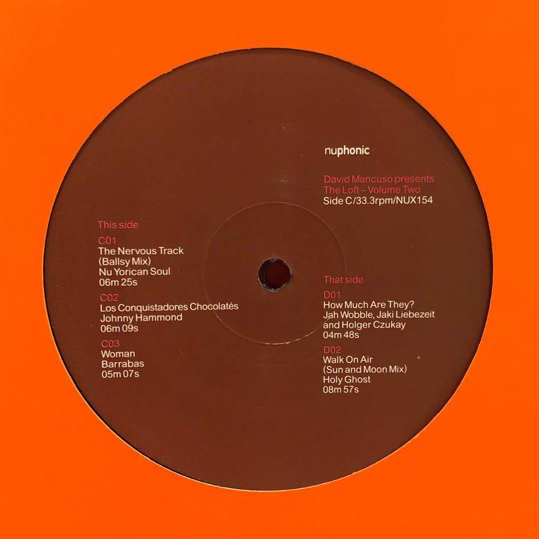 DAVID MANCUSO 4枚組レコード THE LOFT VOL.TWO