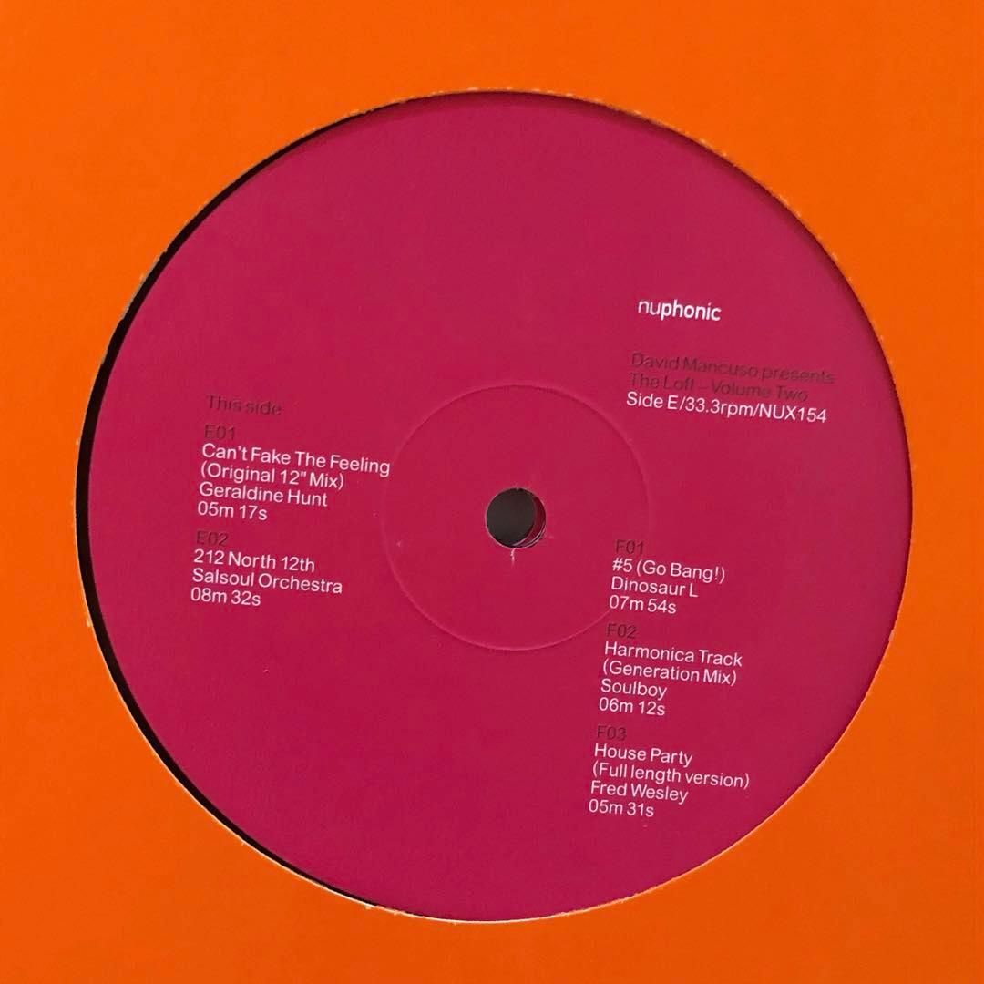 DAVID MANCUSO 4枚組レコード THE LOFT VOL.TWO