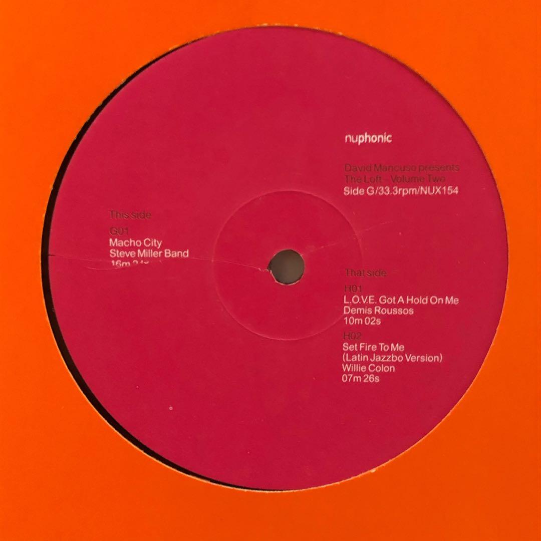 DAVID MANCUSO 4枚組レコード THE LOFT VOL.TWO
