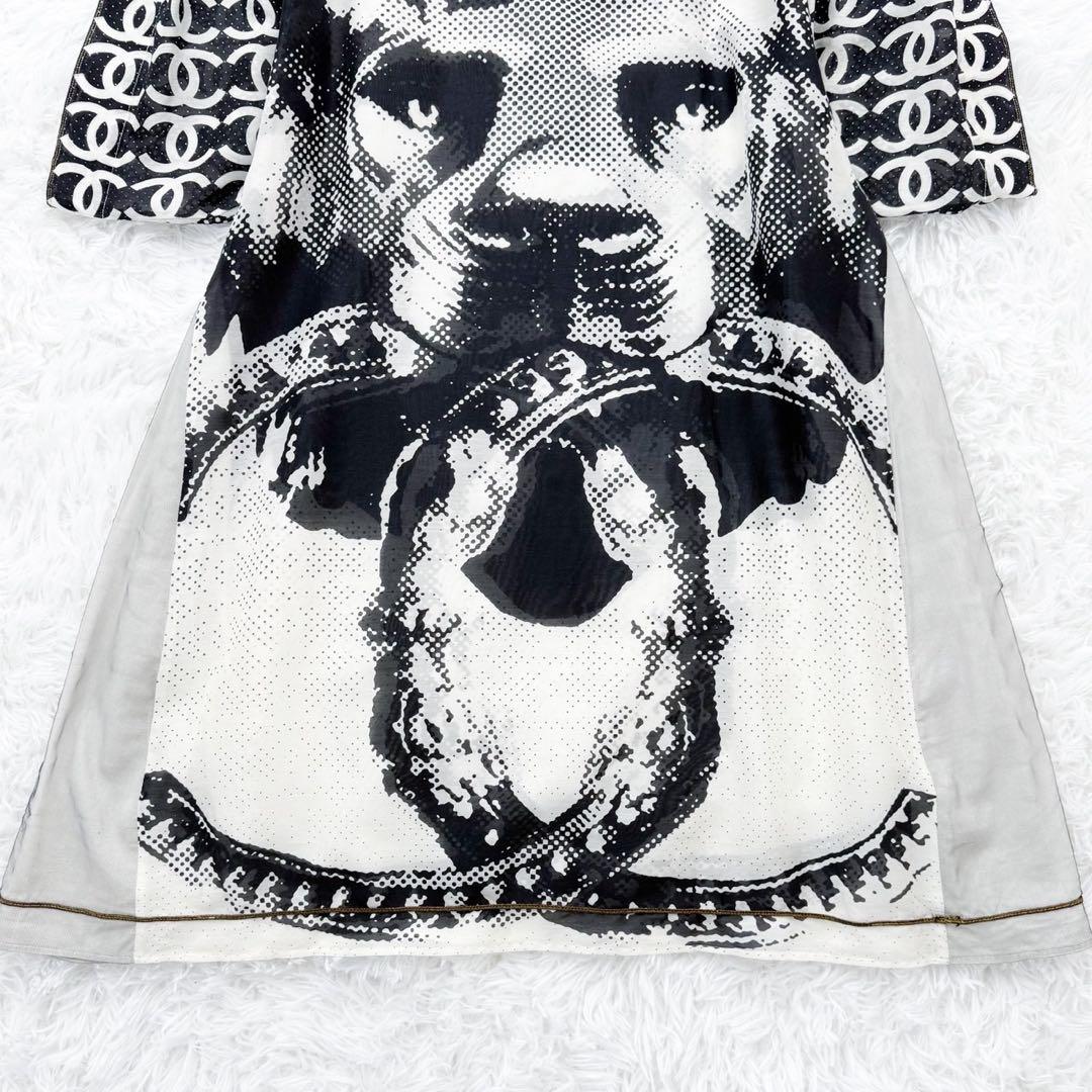 CHANEL クルーズコレクション ライオン ココ柄チュニック ミニワンピース