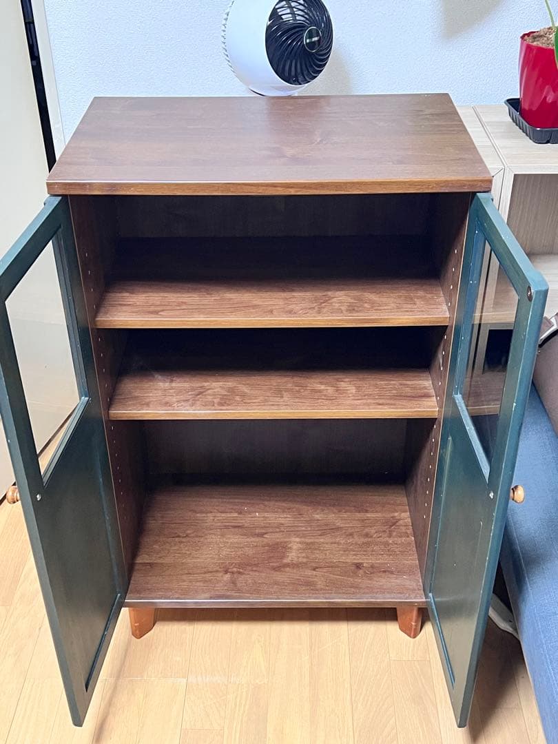 引き取り歓迎　ヴィンテージ風　カントリー調　キャビネット　②