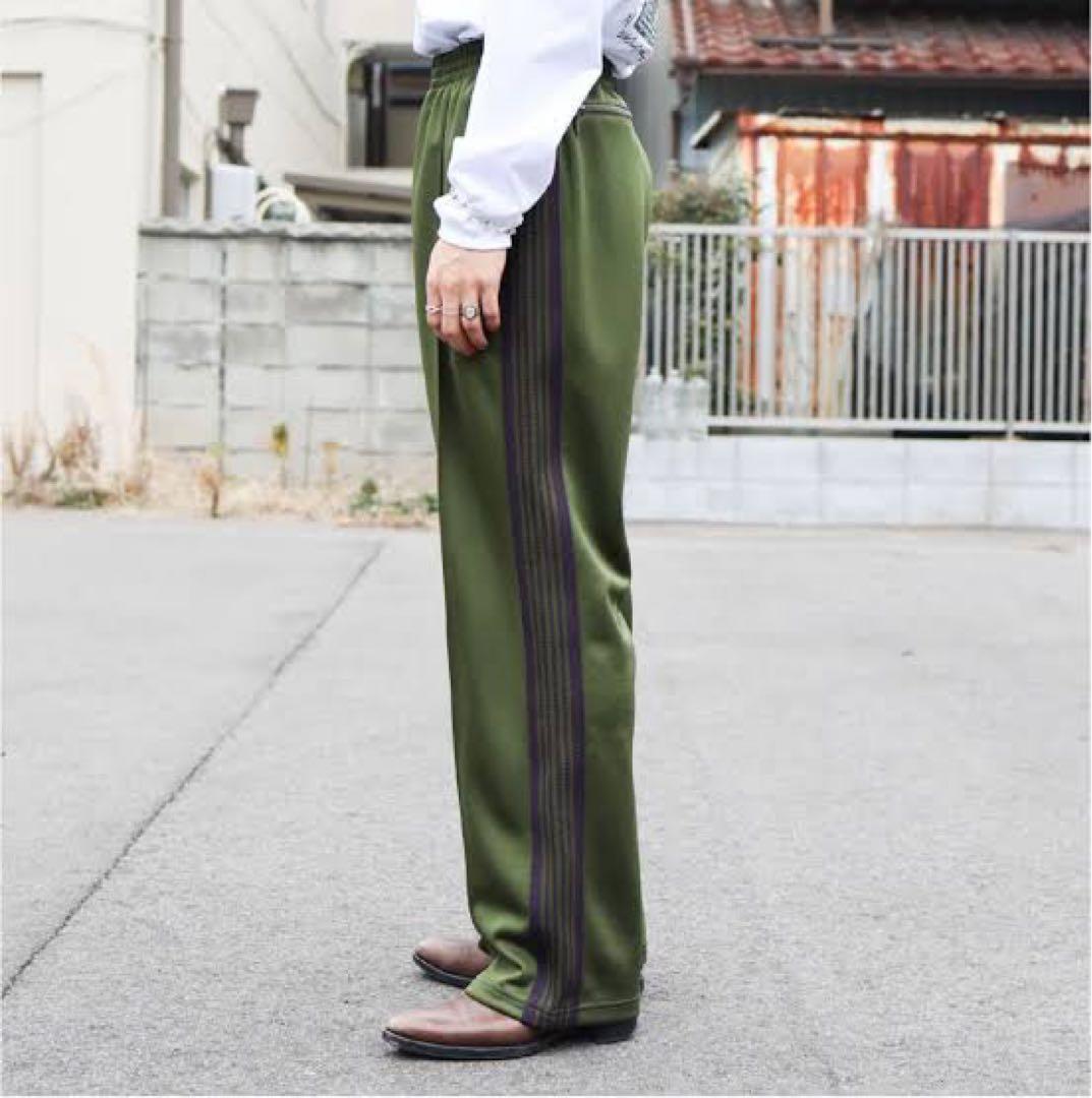 【NEEDLES/ニードルズ】トラックパンツ　オリーブMサイズ