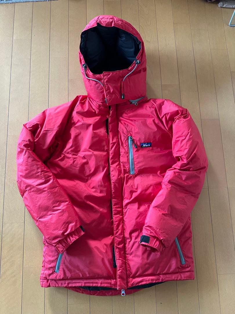 コ*メ様 ナンガ　オーロラダウン　Sサイズ　赤　日本製