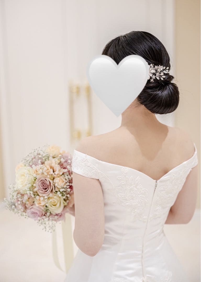 ウエディングドレス　Aライン　10号【値下げしました25000→14000】