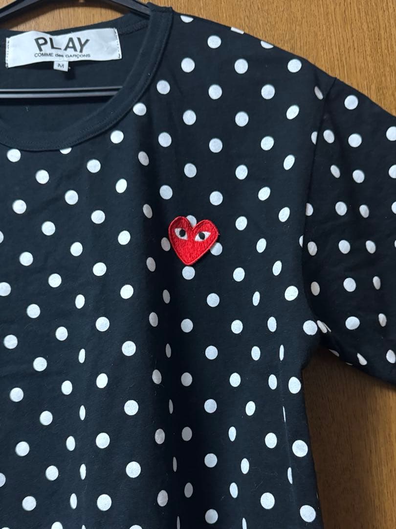 プレイコムデギャルソン 水玉 ドット Tシャツ