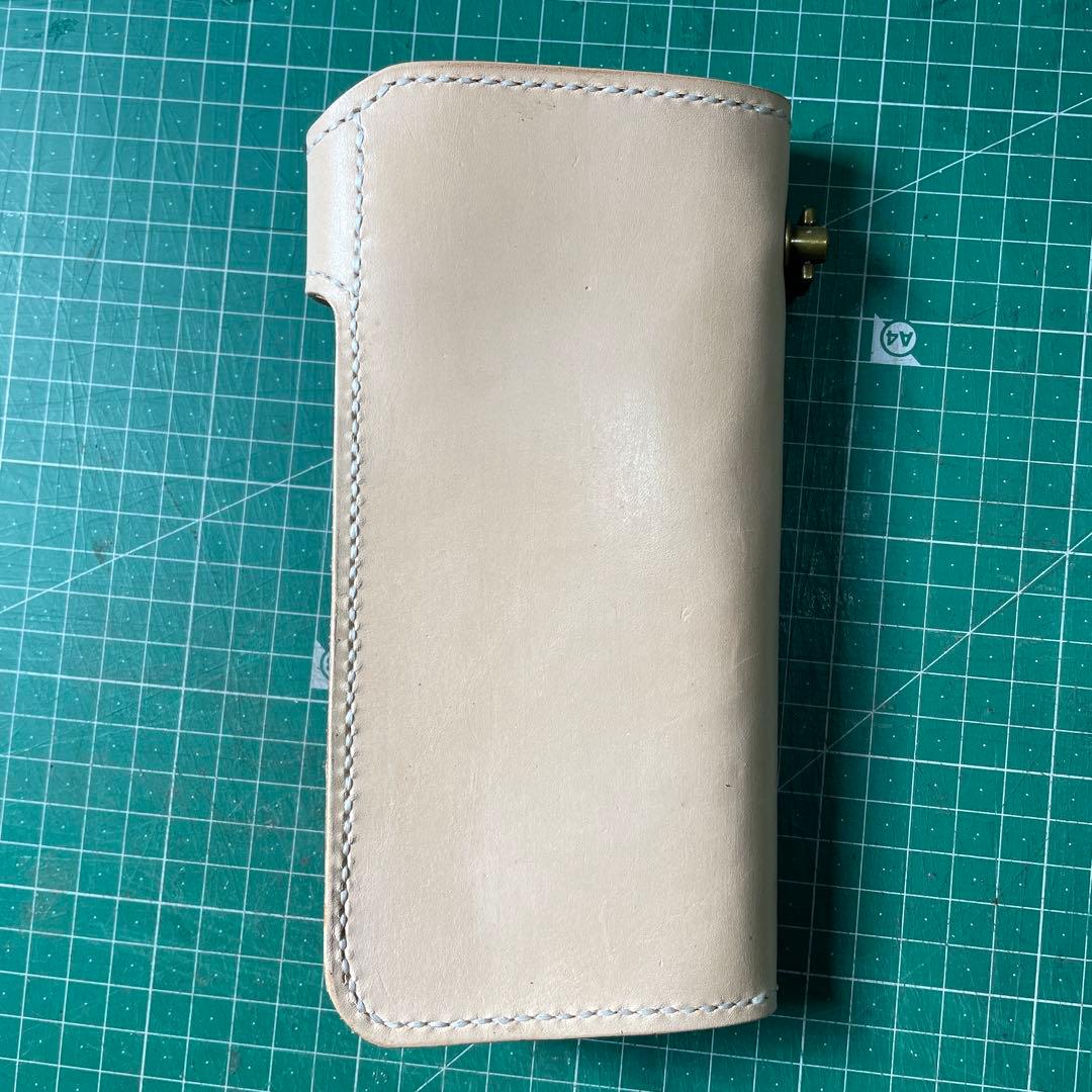 おみつ様オーダー商品です。バイカーズウォレット　左利き用