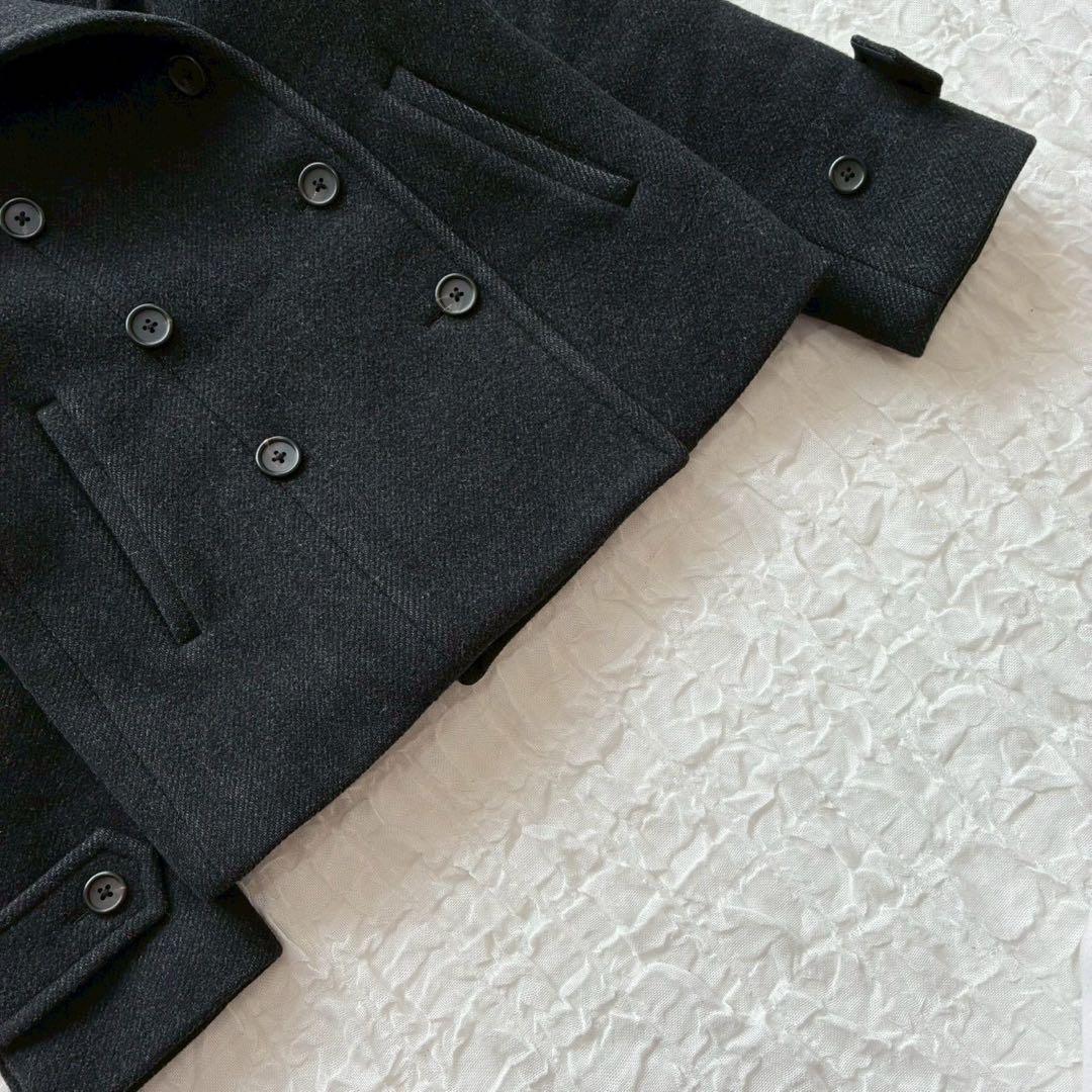 マーガレットハウエル ピーコート Ⅱ カシミヤ ショート丈 日本製 メルトン