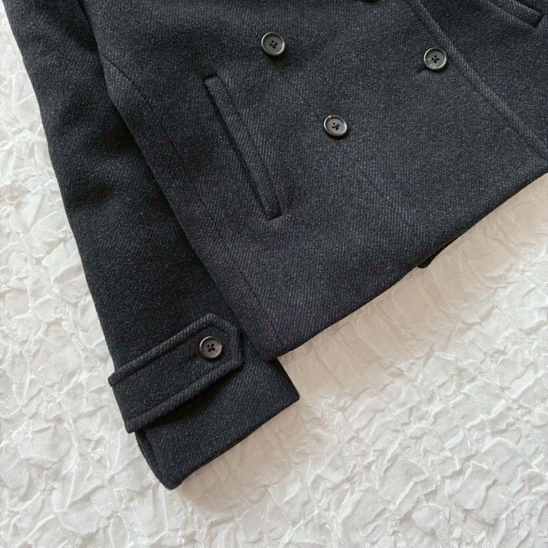 マーガレットハウエル ピーコート Ⅱ カシミヤ ショート丈 日本製 メルトン