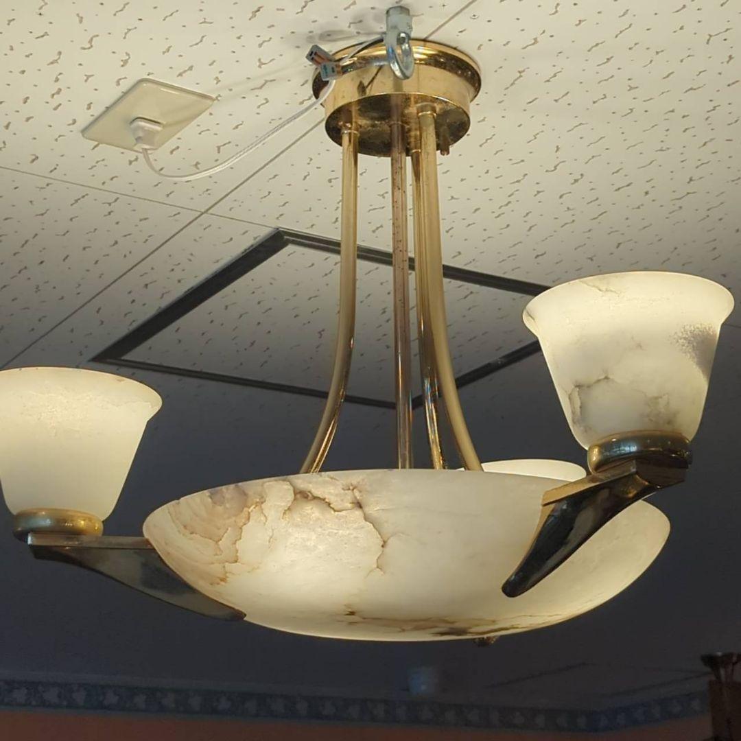 Sale◇遠藤照明取扱 ITALY製 アラバスターシャンデリアXLC-2091K