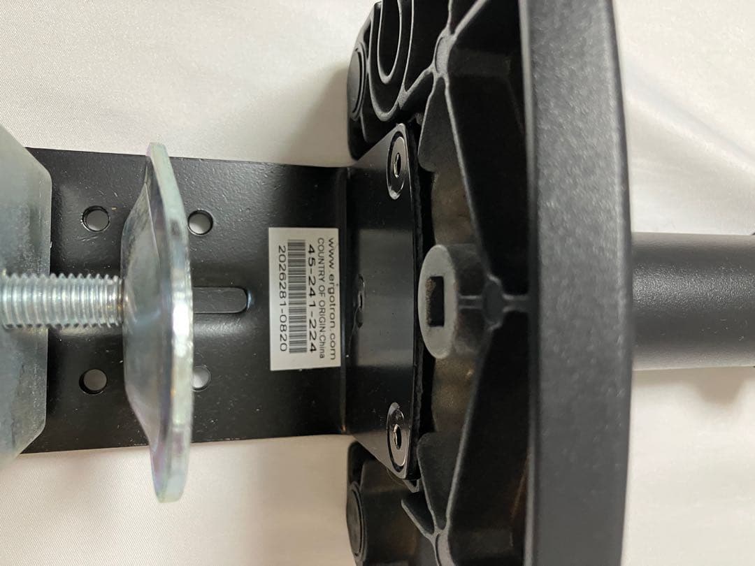 ERGOTRON LX モニターアーム デスクマウント マットブラック