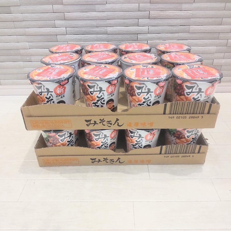 みそきん 2ケース 24個 カップラーメン 濃厚味噌ラーメン ヒカキン